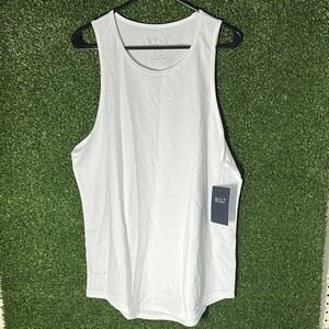 BYLT Basics White Tank Top Casual Comfort